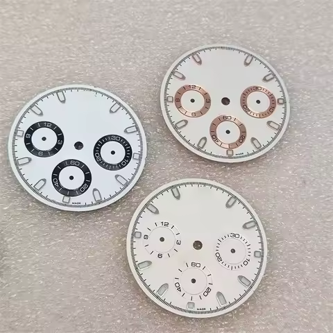 VK63 R Dial 29.5mm R Dial VK63 Timer Accessory Multifunctional Dial with Green Lumens for VK63 Movem