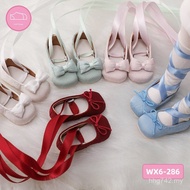 Baby Shoes Six-point Knot Laced-up bjd6 Baby Shoes Dance Shoes Baby Shoes Doll Pillow Original Knot 