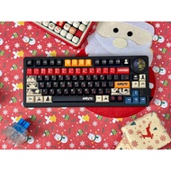 Feker K75 3 Mode Mechanical Keyboard / Rgb Led / Sweep Circuit / LED Screen / Custom Knob Custom Mod