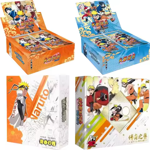 KAYOU Naruto Collection Booster Box Cards SP Uzumaki Uchiha Sasuke Tcg Anime Playing Game Cartas Chr