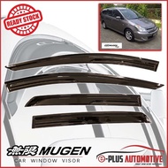 (Buatan Malaysia) Mugen Door Visor Compatible With Honda Stream (Rn1/2/3/4/5) 2001 - 2007