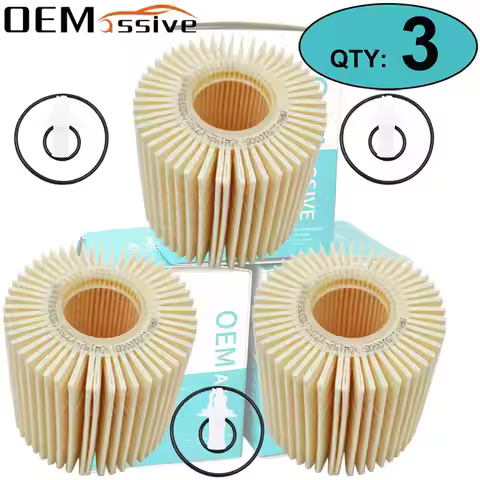 3X Oil Filter For Toyota Venza AV10 1AR-FE 2672CC 2.7L 2GR-FE 3456CC 3.5L 2009 - 2015 Subaru Trezia 