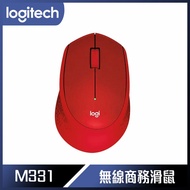 【618回饋10%】Logitech 羅技 M331 無線靜音滑鼠(紅)