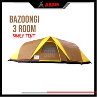 (10 Person)  3 Room Family Camping Tent (10 Person)