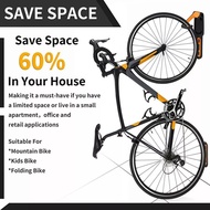 Bike Hook Wall Mount for Hanging with Bicycle Support, Vertical Bike Storage Rack Space-Saving