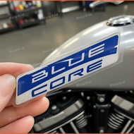 Reflective Blue Core 3D Injection Logo - Motorcycle FI/EFI Decal Sticker  Logo Biru Reflektif Inti 3