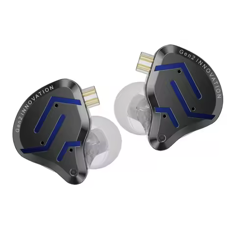 KZ ZSN Pro 2 1BA+1DD Hybrid Driver In Ear Earphone HIFI Bass Earbuds Metal Monitor Earphone Sport He