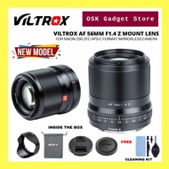 Viltrox AF 56mm F/1.4 Z Prime Lens For Nikon Z Mount Mirrorless Camera | For Z50 ZFC | APS-C Format 