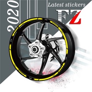 YYAMAHA FZ Wheel Rim Sticker Reflective Waterproof Sticker YYAMAHA FZ Wheel Hub Decoration Protection Sticker Logo Decor