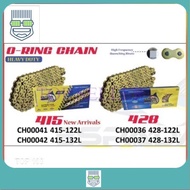 ESPADA O Ring O-RING Chain 415 / 428 122L 132L / Rantai motor / Rantai espada