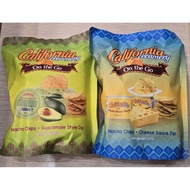 California creamery Nacho Chips with Cheese Sauce Dip / Guacamole Style Dip (273g) [Halal Certified]