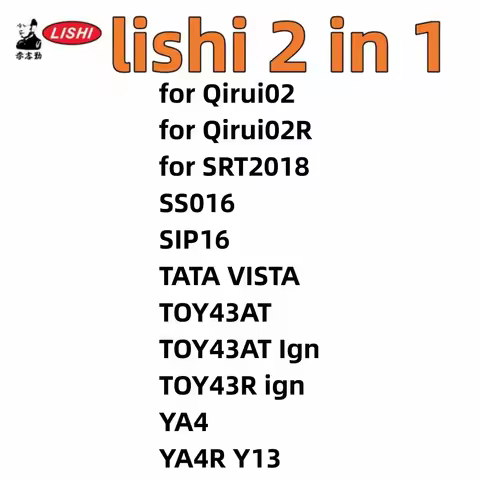 Lishi 2 in 1 tool for Qirui02 for Qirui02R for SRT2018 SS016 SIP16 TATA VISTA TOY43AT TOY43AT Ign TO