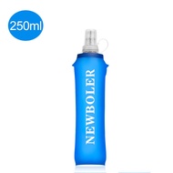 NEWBOLER 150ml 250ml 500ml 750ml Soft Flask TPU Silicone Foldable Water Bottle For Outdoor Sports Tr