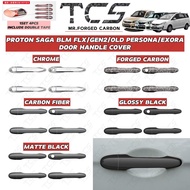 TCS PROTON CAR 4PCS DOOR HANDLE COVER SAGA BLM FLX GEN2 PERSONA EXORA ACCESSORIES