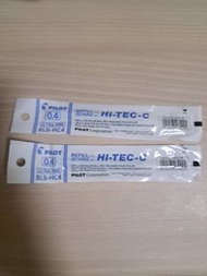 PILOT HI-TEC-C 0.4mm藍色筆芯 2支