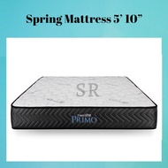 FREE SHIPPING Fibre Star Primo 5 10” Spring Mattress WITH COCONUT FIBRE&amp; PILLOW TOP HIGH DENSITY FOAM +FOAM BLOCK