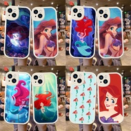 for OPPO A7 A83 F11 F19 Pro Plus A7X dull polish Protective lens soft Case B1 Mermaid cartoon