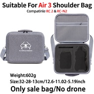 กระเป๋าเก็บของสำหรับ DJI Air 3S/Air 3S/Air 2S/Air 2เปลือกแข็งกระเป๋าป้องกันแบบพกพากระเป๋าสะพายไหล่สำ