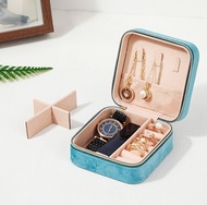Jewelry Box Travel Portable Jewel Box Small Ring Packaging Jewelry Storage Box Jewelry Box Velvet
