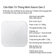 Cân Điện Tử Xiaomi Body Fat 2 Xiaomi Scale Gen 2 - New version - CHÍNH HÃNG