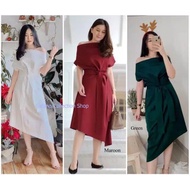 Anindita One Shoulders Dress Asymmetrical/ Dress One-shoulder Party Dress/