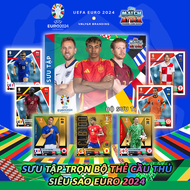 [Bộ 64 hình in] Thẻ cầu thủ bóng đá EURO 2024 size Poca Match Attax - thẻ in theo yêu cầu custom ST 