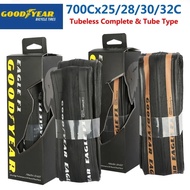 ☀Goodyear Eagle F1 Road Bike Tires Tubeless/Tube Tyre 700x25C/28C/30C/32C Tire Bicycle Clincher ๑X