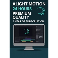 [24/7 Self Redeem] 🎬 Alight Motion Premium 1 Tahun – Auto Redeem, Tanpa Iklan & Watermark 🔥