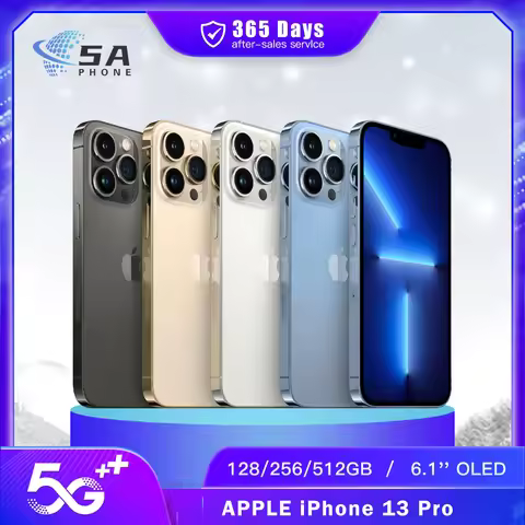 Original Apple iPhone 13 Pro mobile phone Face ID NFC 128GB/256GB 120Hz 6.1'' OLED A15 IOS Hexa-Core