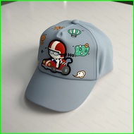 B4 Cartoon Car Peaked Cap Boys and Girls Sun Hat Thin Breathable Outdoor Travel Anti-ultraviolet 4B