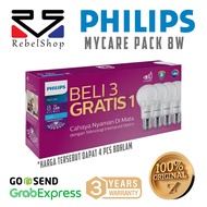Philips Multipack Mycare 8 Watt LED Bulb (8W 8 W)