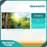 【FREE SHIPPING】Skyworth 65  Q3C SERIES AI TV 4K Android Smsrt TV SKY-65Q3C  (FREE WALL MOUNT BRACKET) 65Q3C