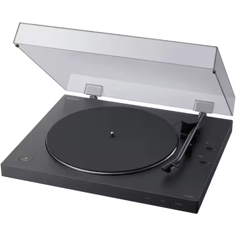 PS-LX310BT Belt Drive Turntable: Fully Automatic Wireless Vinyl Record Player with Bluetooth and USB