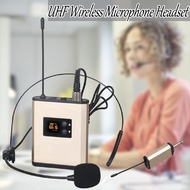 MINI UHF Professional Wireless Microphone Headset Mic Transmitter Microphone System for Loudspeaker Teacher Tour Guide Voice