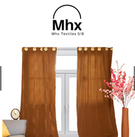 Mhx Modern Velvet Hook/Ring Curtain for Window, Sliding Door, French Door/ Langsir Baldu Moden