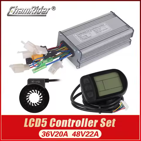 36V 48V 500W Controller LCD LCD5 display Meter PAS Set E-bike Conversion kit Dual Mode Hall Sensor a