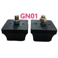GN001 1.2 Inch High-Strength Spring Shock Absorber Rubber Diagonal (2 Pieces/1 Pair) Left-Right GN00