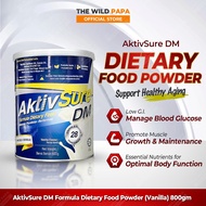 AktivSure DM Formula Dietary Food Powder (Vanilla)800g Low Glycemic Index Nutrition Diabetic Friendl