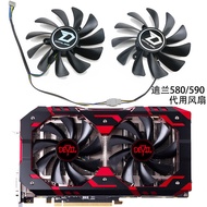 Devil DEVIL RX 580 RX590 8G Graphics Card Cooling Substitute Fan Brand New Temperature Control Silen