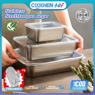 Cookhen Stainless Steel Food Container Food Storage Container with Plastic Lid Food Storage Containe