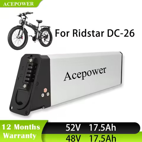 For Ridstar DC-26 H26 pro Ebike Battery 48V 13Ah 16Ah 17.5Ah Battery for Ridstar Winter H20 Engwe Fo