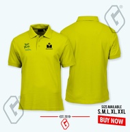 Polo shirt nipis madu mayora / baju kerah mayora nipis madu