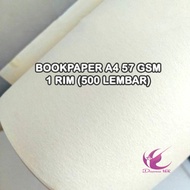 bookpaper A4 57 gsm 1 rim