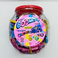 Wrigley's Boomer Chewing Gum Magic Colors Assorted Flavour Soft Bubble Gum 675g/jar