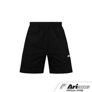 ARI ADEPT LITE SHORTS - BLACK/SLIVER/WHITE กางเกงอาริขาสั้น ADEPT LITE สีดำ