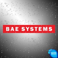 BAE Systems Sticker | 8 inches Dual Die-cut color Decals | Water Resistant | Cut out