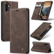Case for Samsung Galaxy A56 / A36 / A26 Retro PU Leather Wallet Card Slots Flip Stand Case Cover