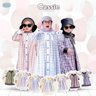 Ready Zalira Kids Cassie Series Dress Gamis Anak Perempuan Set Jilbab