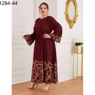 gown for ninang wedding ❄888 Maxi longsleeve Gold Plus size Dress (FIT TO XL)✻