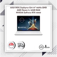 512 GB SSD ASUS ROG Zephyrus G14 RTX 4060 - 14” 165Hz Gaming Laptop QHD / AMD Ryzen 9 16GB RAM